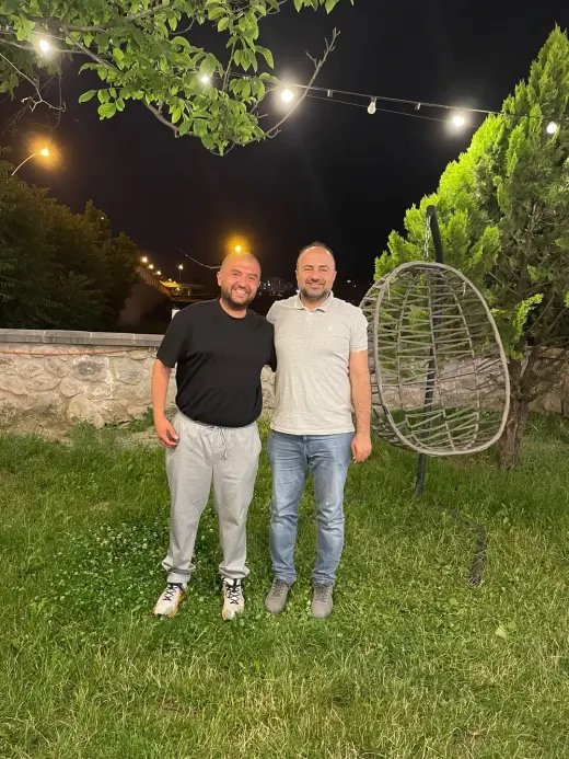 Doç. Dr. Hasan Yüksel ile mezuniyet öncesi bölüm yemeği