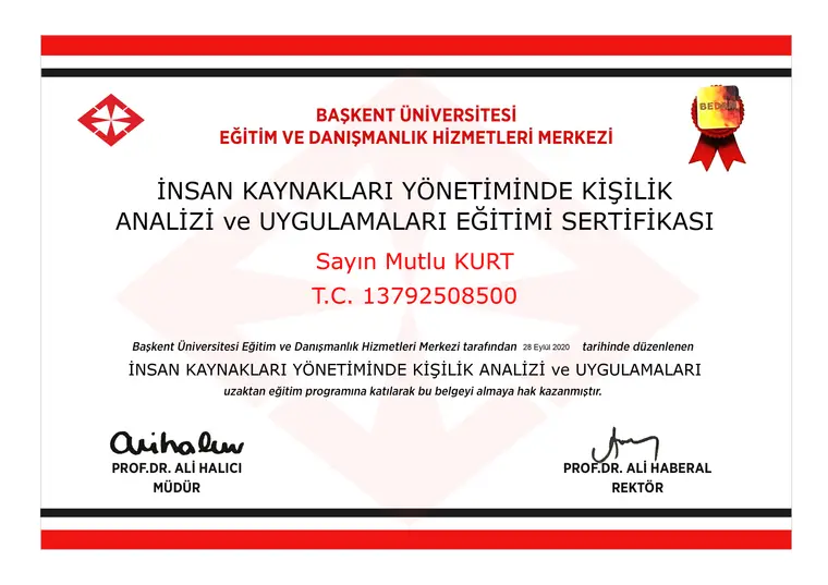 İK Yönetiminde Kişilik Analizi ve Uygulamaları